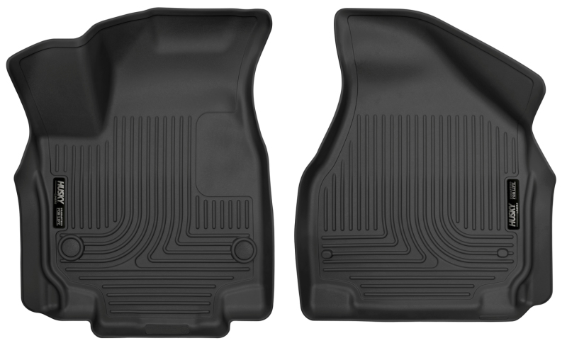 Chrysler Pacifica Floor Mats - Front - Husky Liners - X-Act Contour - Black - `17-`27
